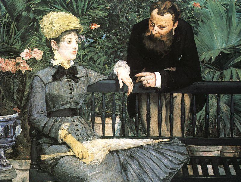 Edouard Manet In the Conservatory Spain oil painting art